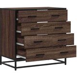 vidaXL Predalnik rjav hrast 70x41x70 cm inženirski les | Shoptok.si