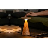 Gingko LED namizna svetilka v naravni barvi z lesenim senčilom (višina 21 cm) Sylva – | Shoptok.si