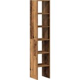 vidaXL Knjižne omare 2 kosa zložljiva star les 30x30x80 cm inž. les | Shoptok.si