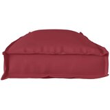 Vanjski Blazina za palete v vinski rdeči barvi 110 x 40 x 8 cm Oxford tkanina, (22090572) | Shoptok.si