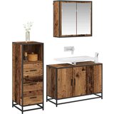 vidaXL set namještaja za kupaonicu 3 pcs staro drvo 90 x 33 x 60 cm | shoptok.hr
