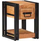  Noćni ormar Smeđa 30 x 30 x 40 cm Čvrsto drvo akacije | shoptok.hr
