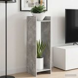  Stalak za biljke s policom Betonsko Siva 30 x 30 x 100 cm | shoptok.hr