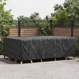 vidaXL Navlaka za vanjski namještaj Crna 300 x 200 x 90 cm 210D | shoptok.hr