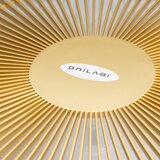  Brilagi - LED prigušiva svetiljka sa ventilatorom AURA LED/38W/230V zlatna + daljinski upravljač | Eponuda.com