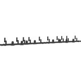 vidaXL Pribor za klizna vrata 152,5 cm čelični crni | shoptok.hr