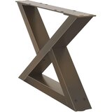  Noge za klub stolić 2 kom. Prirodni čelik 60 x (30-31,3) cm Čelik | shoptok.hr