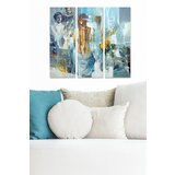 Wallity MDF1243292425 multicolor decorative mdf painting (3 pieces) | ePonuda.com
