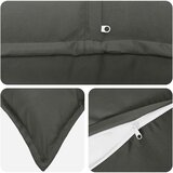  Presvlaka za jastuk HOUTEN Antracit 40 x 145 cm Poliester | shoptok.hr