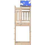  Igralna stolpnica Rjava 85 x 52,5 x 239 cm Masivno borovo les - - Rjava - 30.76 - 85 x 52,5 x 239 cm - 2025- | Shoptok.si