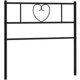 Metalno uzglavlje crno 100 cm | shoptok.hr