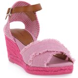 Frau Sandali & Odprti čevlji BABOL CANVAS VINTAGE Rožnata | Shoptok.si
