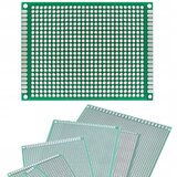 Rosfix dvostranska univerzalna plošča za izdelavo prototipov pcb 60 x 80 mm (zelena), (22016934) | Shoptok.si