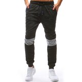 DStreet Spodnie męskie dresowe camo czarne | shoptok.hr