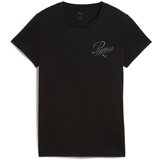 Puma Majica 'Ess' siva / črna | Shoptok.si