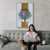 Slika - Circle of Nature (1-part) - Tree Branches in Round Composition 80x120 | shoptok.hr