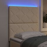  LED glava kreveta Krema tkanina | shoptok.hr