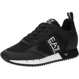 Ea7 Emporio Armani Nizke superge 'BLACK WHITE' črna / bela Cene