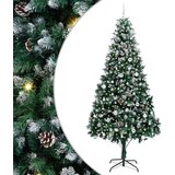 vidaXL Umjetno božićno drvce Zelena 240 cm PVC i Čelik i Plastika | shoptok.hr