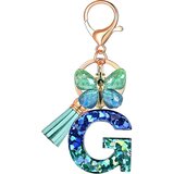 IZMAEL Obesek za ključe Abeceda - G/Modra | Shoptok.si