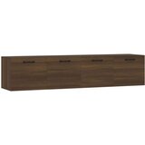 Stenska omarica 2 kosa rjav hrast 60x36,5x35 cm inžen. les, (20716857) | Shoptok.si
