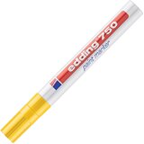 Marker permanentni lakirajući 2-4mm edding 750 žuti | Shoptok.si