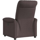  Električni naslanjač temno rjavo blago, (21824887) | Shoptok.si