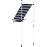 Tenda na ručno uvlačenje 100 cm plavo-bijela prugasta | Eponuda.com