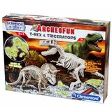 Clementoni science t-rex i triceraptors svetleci Cene