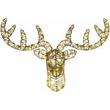 Reindeer vuče saonice Topla bijela 68 x 36,5 x 62,5 cm Ratan | shoptok.hr