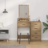  Toaletni stol s ladicama Umjetnički hrast 50 x 41 x 140 cm | shoptok.hr