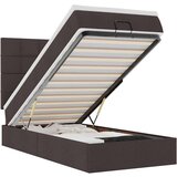  Otomanski posteljni okvir z vzmetnico rjav 80x200 cm blago, (22053638) | Shoptok.si