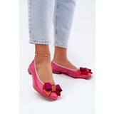 Maciejka Leather Ballet Flats With Bow | Shoptok.si