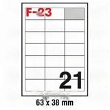 NALJEPNICA 63X38 FORNAX F-23 ,100/1