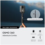 Dji Osmo 360 Adventure Combokamera,1/1.3" CMOS s f/2.8, USB-C PD punjenje,1770 mAh | Eponuda.ba