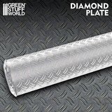Green Stuff World Diamond Plate Rolling Pin | Teksturni valjak metalna ploča | Eponuda.com
