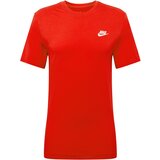 Nike Majica 'Club' rdeča / bela | Shoptok.si