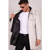 Dewberry PLT8335 MEN'S COAT-DIAGONAL GREY-CREAM Cijene