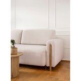 ELTAP Bež/krem sklopiva/s prostorom za odlaganje sofa od bouclé tkanine 244 cm Arcadova – | shoptok.hr