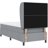  s opruga kutije Svjetlosiva 80 x 200 cm tkanina | shoptok.hr