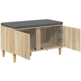  Klupa za hodnik s jastukom Sonoma hrast 60 x 38 x 46 cm | shoptok.hr