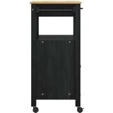  Kuhinjski kolica MONZA Crna 60 x 40 x 88,5 cm | shoptok.hr