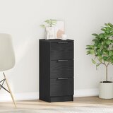 vidaXL Sideboard Crni hrast Konstruirano drvo Srednji Cijene