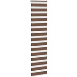 Zebra zavjesa Smeđa 60x200 cm Širina tkanine 55,9 cm Poliester | Shoptok.si