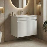 Hanah home Tivoli 65 - 664 Matte White Bathroom Cabinet With Sink u