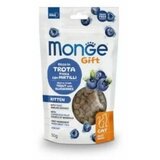 Monge poslastica za mačiće gift, pastrmka sa borovnicom, 50g