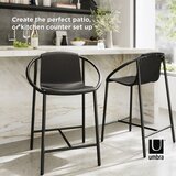 Umbra Črn plastičen barski stol 90 cm Ringo – | Shoptok.si