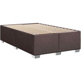  Boxspring krevet s madracem Tamno smeđa 120 x 190 cm Tkanina | shoptok.hr