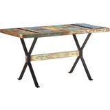  Blagovaonski stol 140 x 70 x 76 cm od masivnog obnovljenog drva | shoptok.hr