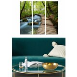 Wallity MDF116041936 multicolor decorative mdf painting (3 pieces) | ePonuda.com